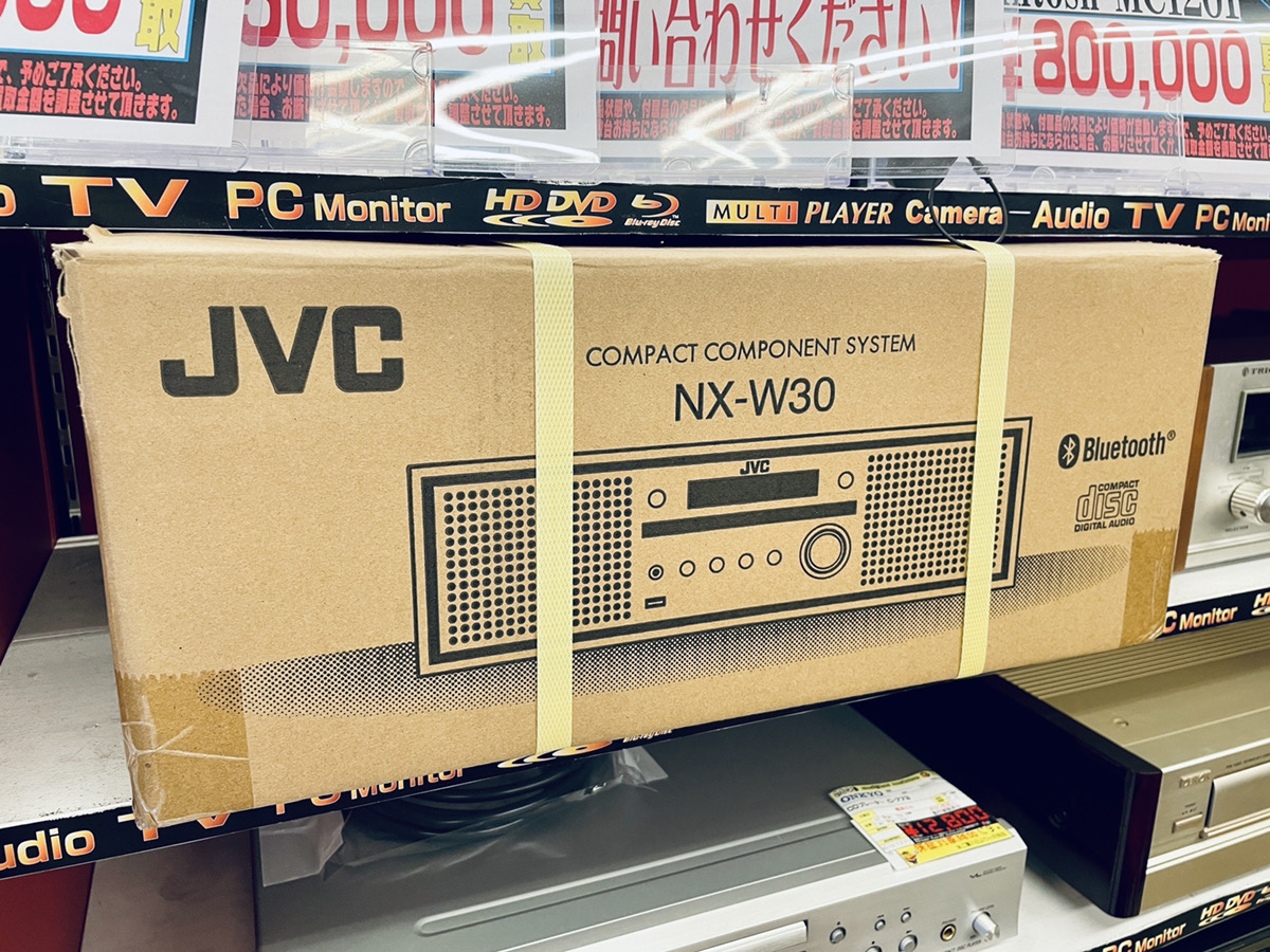 JVC コンパクトコンポーネントシステム NX-W30 買取させていただきまし