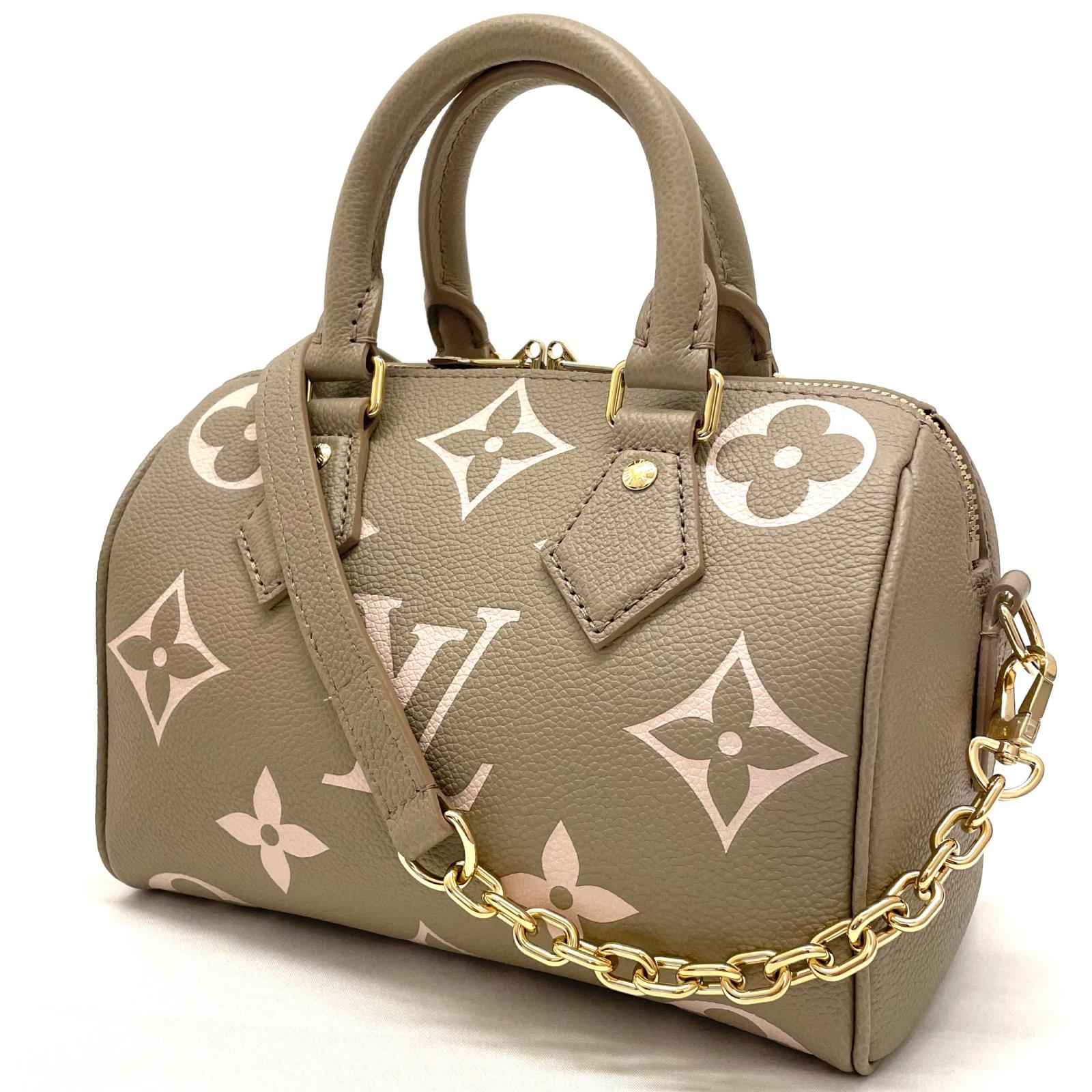 LOUIS VUITTON スピーディ･バンドリエール 20 バイカラー モノグラム･アンプラント M46575