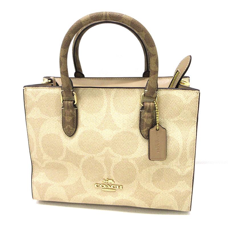 COACH マギー スモールトート・ブロックド 2wayバッグ E2591-CY676を買取させていただきました！