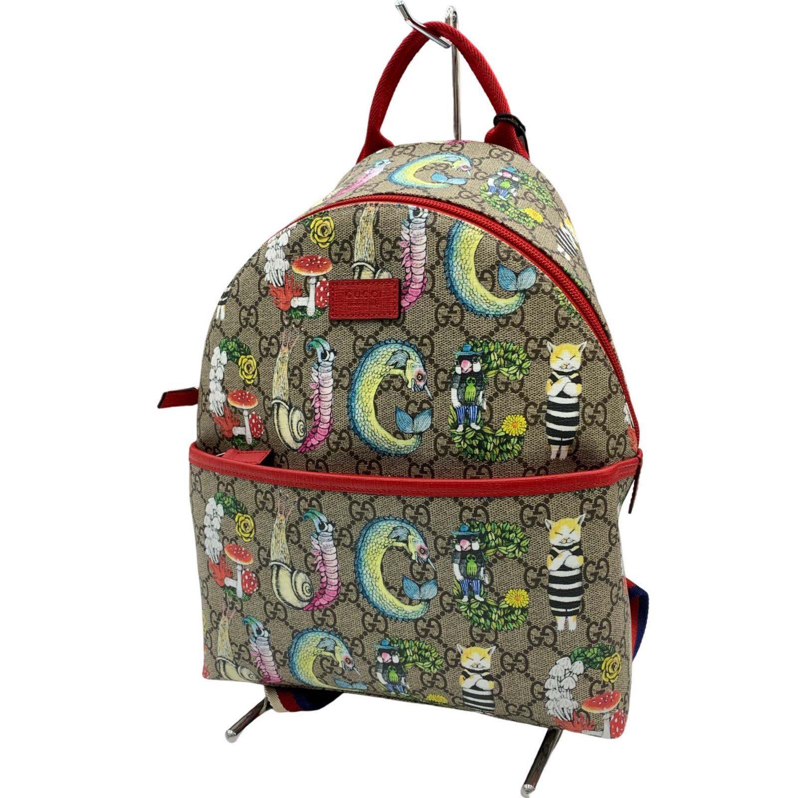 GUCCI グッチ GGスプリーム チルドレンズ ヒグチユウコ リュックref:271327