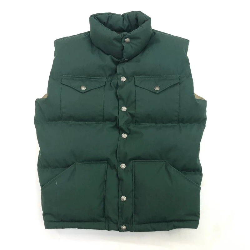 THE NORTH FACE ダウンベスト サイズ: S カラー:グリーン 80年代 茶