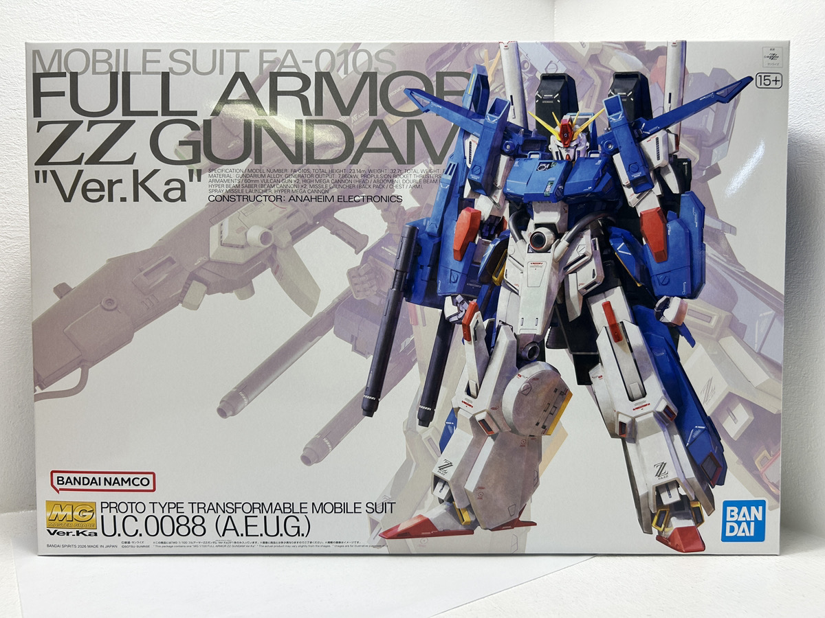 1/100 MG フルアーマーZZガンダム Ver.Ka – おたいち買取センター