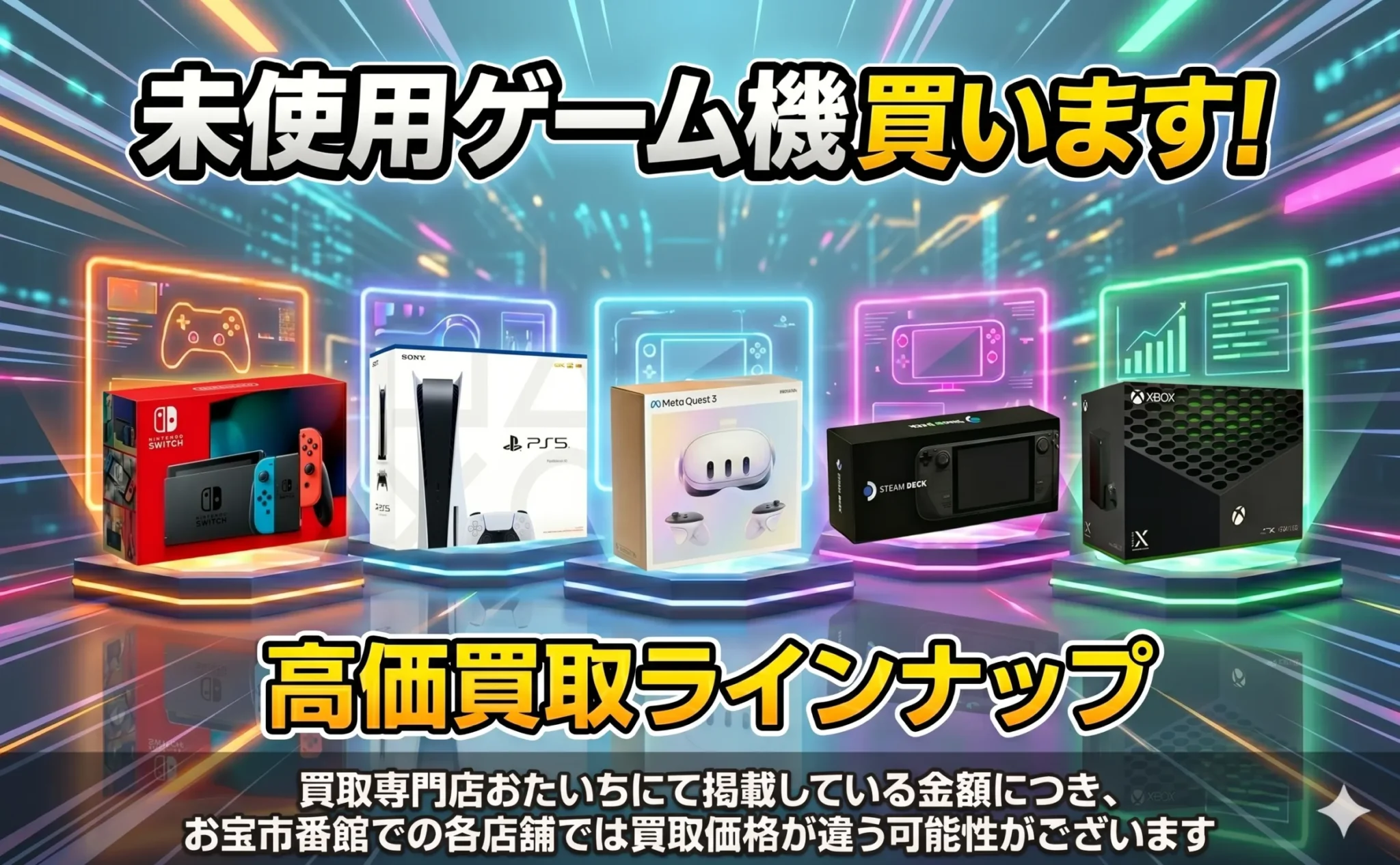 SteamDeck 買取情報