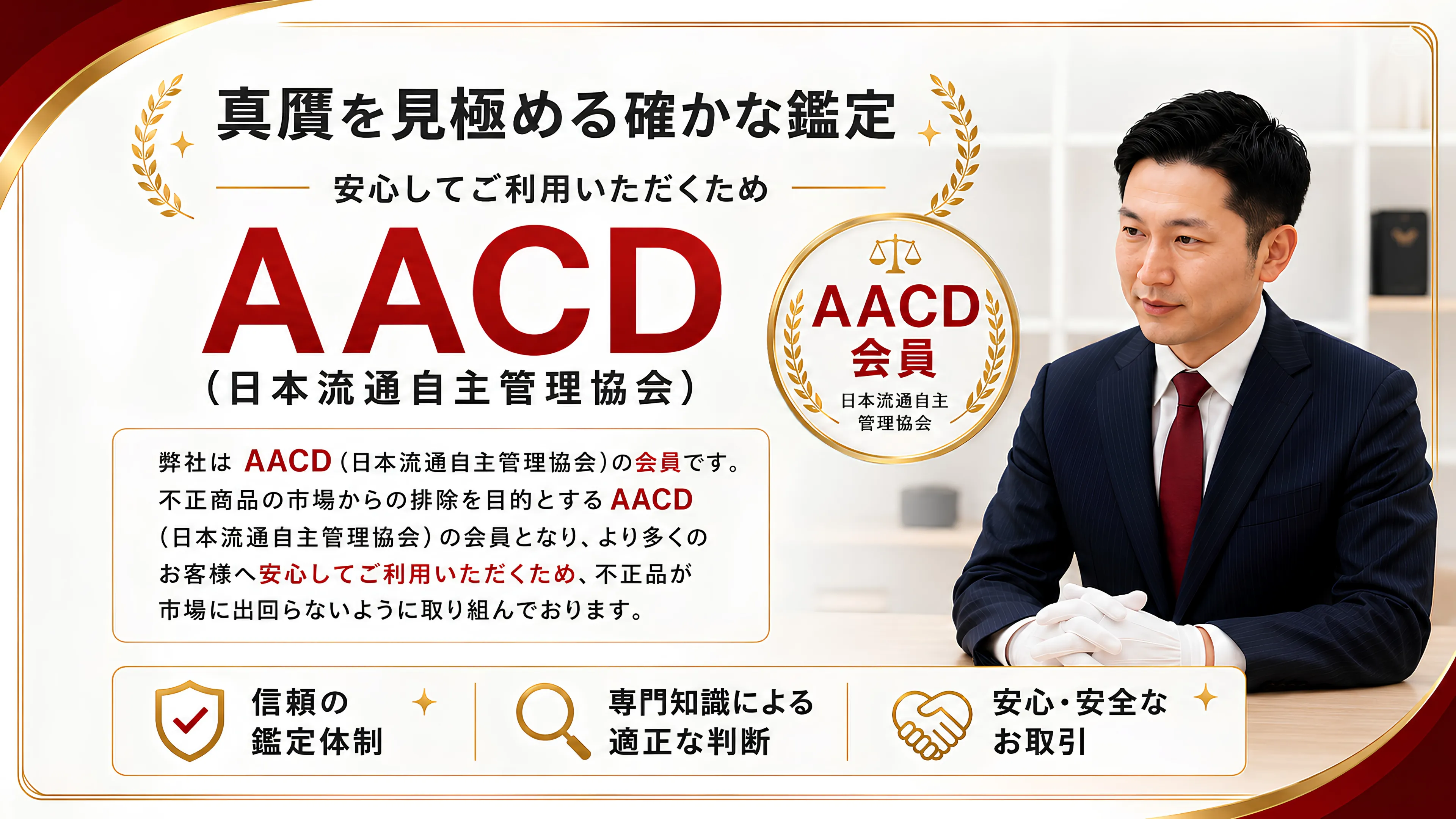 真贋を見極める確かな鑑定
